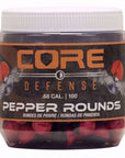 P2P Core Defense – Rondas de Pimienta Cal .68 – Cápsula Negra / Roja (100Rd)
