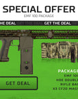 Marcadora EMEK EMF100 MAGFED Bundle Pack - (Maleta Eclipse HDE Valken Gun Bag + 2x Magazines CF20 Mag) - OFERTA ESPECIAL