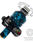 Regulador Profesional 360° Ajustable para Tanques de Aire Comprimido HPA - 4500 psi | HK Army TURBINE PRO SERIES - Adjustable & Rotational