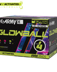 HK ARMY "UV-ACTIVATED GLOWBALL" SUPREME - Level 4 | Glowing Grade Paintballs (Bolas de Pintura Neon Fluorescentes para Partidas Nocturnas Activadas con Iluminación UV) - .68 Cal