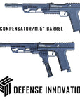 Compensador de Cañón de Potencia de 6" hasta 11.5" para Lanzadores PISTELLE X-68 | Medidas Disponibles: 2" - 8" pulgadas