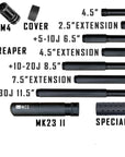Cañón para Marcadora PISTELLE X-68 (.686 Bore) Diferentes Medidas | Potencia Max+ 50 Joules (Accesorio Exclusivo Para Paintball)