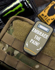 Parche PVC "EMBRACE THE PAIN!"