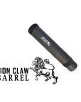 Cañón "LION CLAW" de 3" a 20" de Longitud con Punta Roscada de 22 mm para Diferentes Marcadoras: Tippmann, BT, Valken, Planet Eclipse, Tacamo, First Strike Etc...
