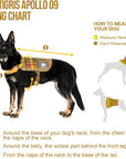 Chaleco Táctico para Perros de Asistencia o Servicio "APOLLO 09"