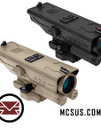 MIRA TELESCÓPICA VISM DELTA 4X30 SCOPE/P4 SNIPER RET/RED CON LUZ DE NAVEGACIÓN LED EN COLOR ROJO Y BLANCO (Accesorio Exclusivo Para Paintball)