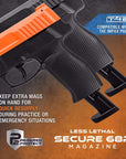 Magazine Para Marcadoras T4E IMPAX P68 & P2P Secure 68P