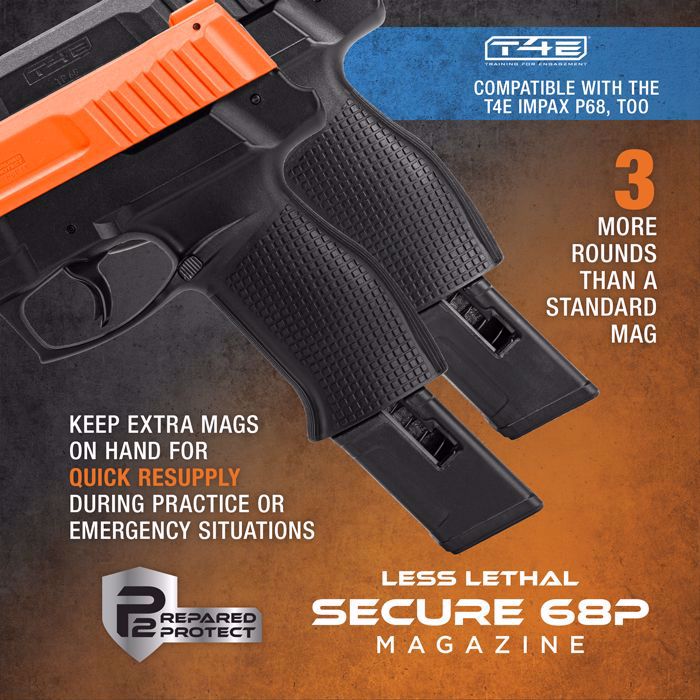Magazine Para Marcadoras T4E IMPAX P68 &amp; P2P Secure 68P