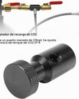 Conector / Adaptador Universal de Llenado / Recarga 1/8 NPT con Sistema On / Off para Estaciones de Llenado y Líneas Remotas | Para Tanques de CO2 y HPA (Aire Comprimido)