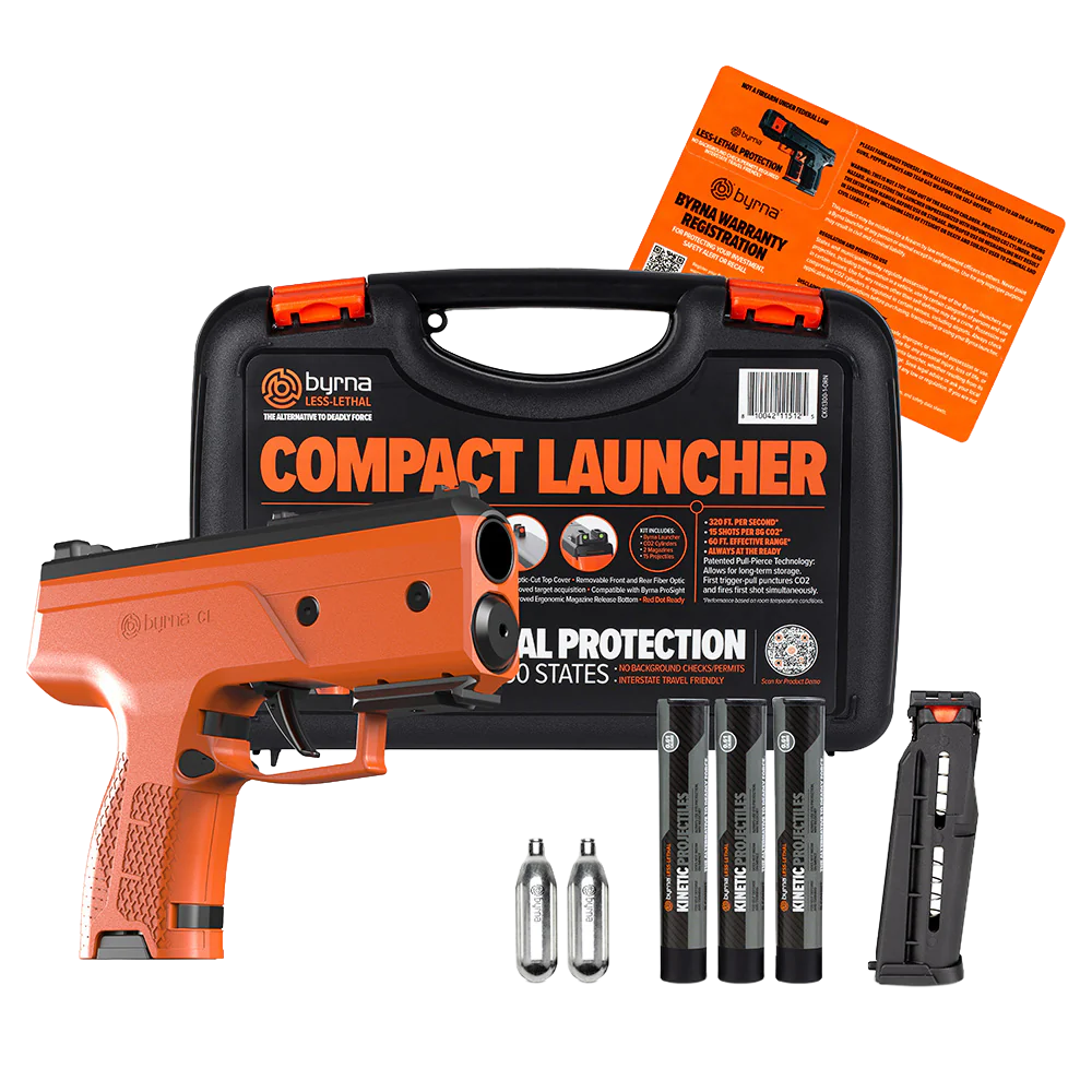 Lanzador / Pistola No Letal BYRNA CL Launcher - Kit Unirversal | Calibre .61