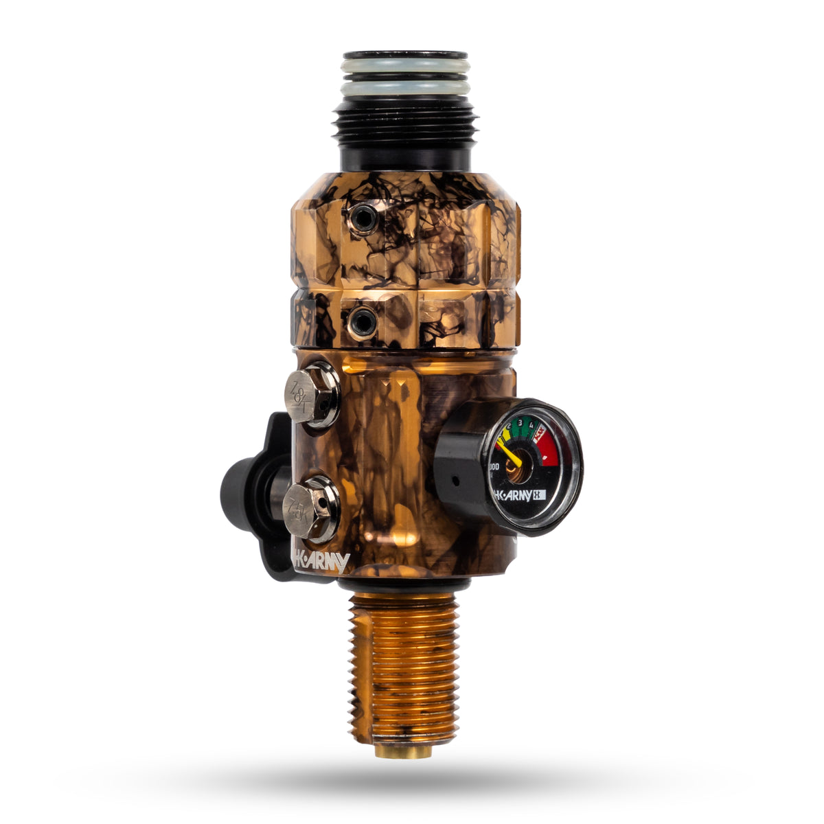 Regulador Profesional 360° Ajustable para Tanques de Aire Comprimido HPA - 4500 psi | HK Army TURBINE PRO SERIES - Adjustable &amp; Rotational
