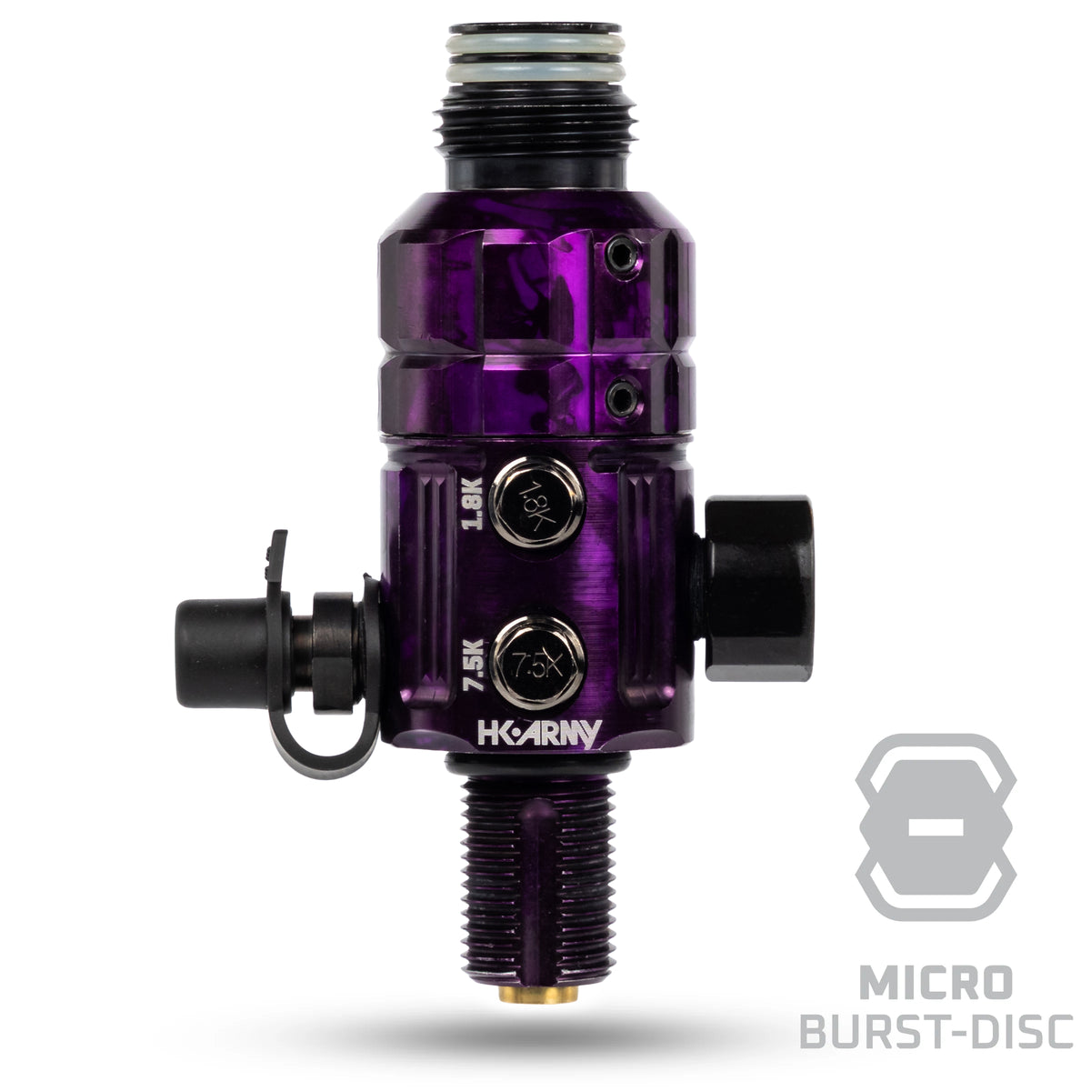 Regulador Profesional 360° Ajustable para Tanques de Aire Comprimido HPA - 4500 psi | HK Army TURBINE PRO SERIES - Adjustable &amp; Rotational