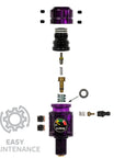 Regulador Profesional 360° Ajustable para Tanques de Aire Comprimido HPA - 4500 psi | HK Army TURBINE PRO SERIES - Adjustable & Rotational