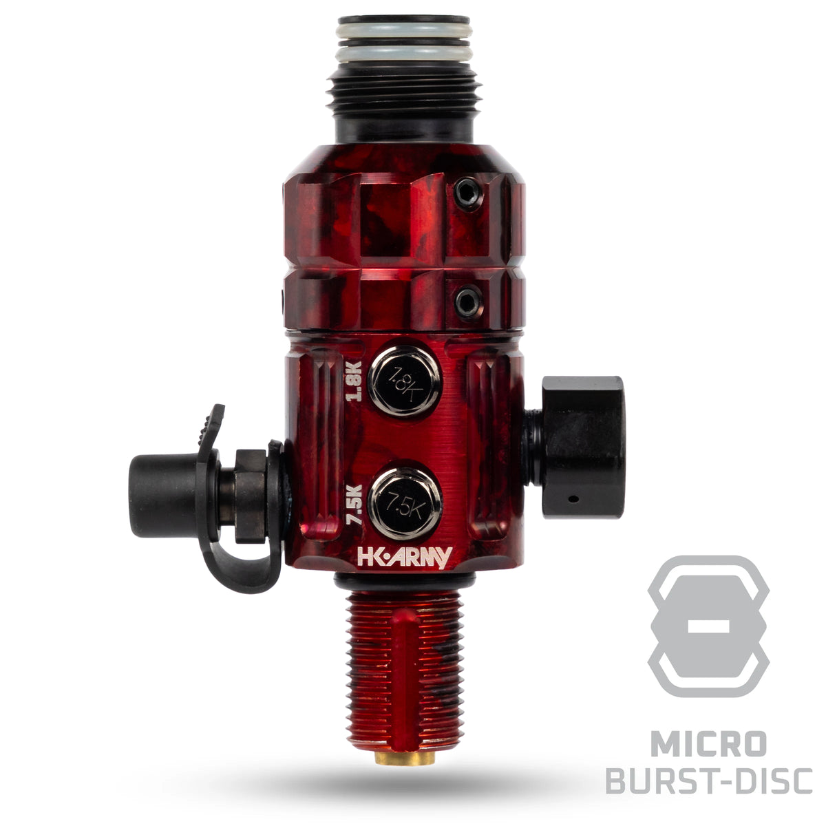 Regulador Profesional 360° Ajustable para Tanques de Aire Comprimido HPA - 4500 psi | HK Army TURBINE PRO SERIES - Adjustable &amp; Rotational