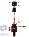 Regulador Profesional 360° Ajustable para Tanques de Aire Comprimido HPA - 4500 psi | HK Army TURBINE PRO SERIES - Adjustable & Rotational