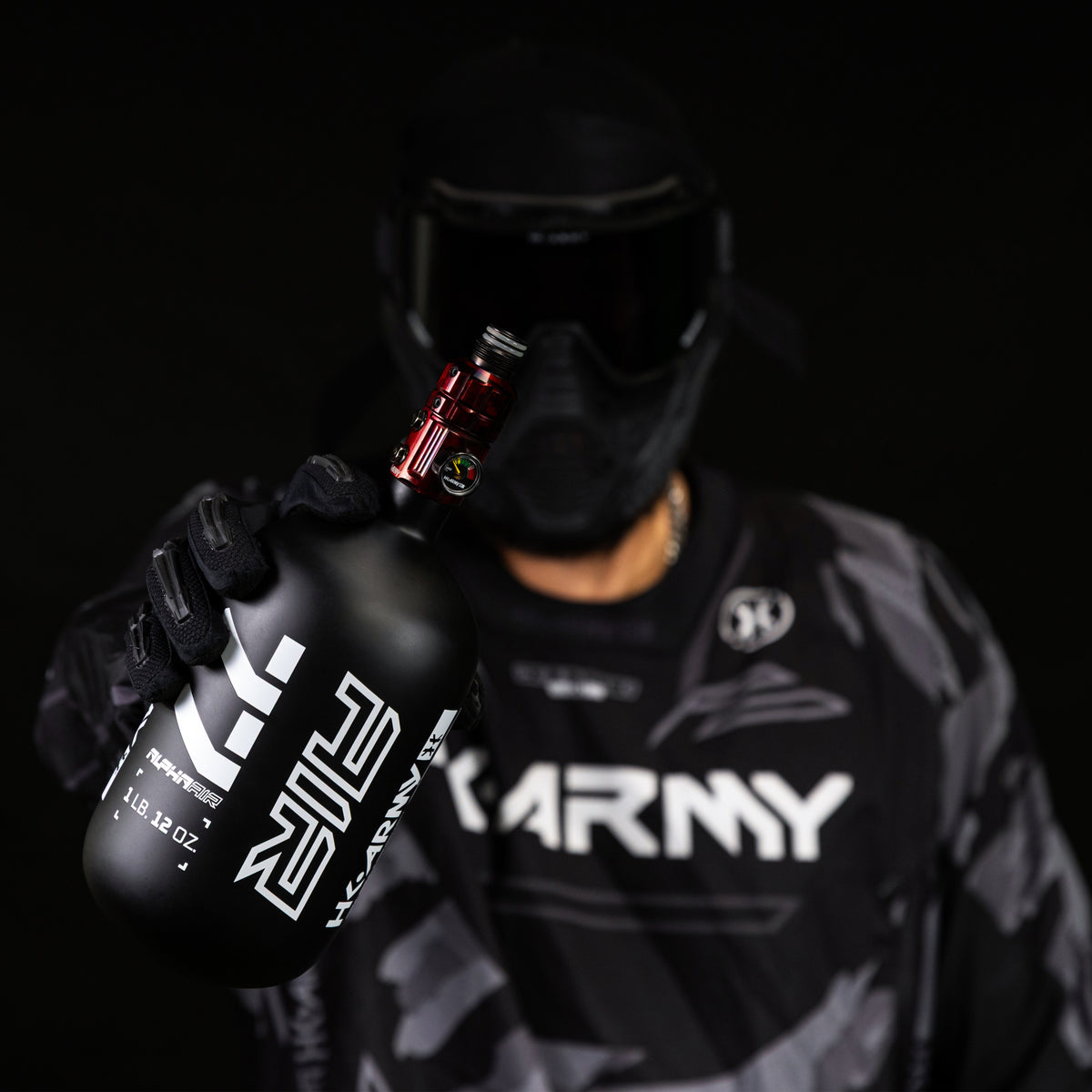 Regulador Profesional 360° Ajustable para Tanques de Aire Comprimido HPA - 4500 psi | HK Army TURBINE PRO SERIES - Adjustable &amp; Rotational