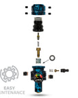 Regulador Profesional 360° Ajustable para Tanques de Aire Comprimido HPA - 4500 psi | HK Army TURBINE PRO SERIES - Adjustable & Rotational