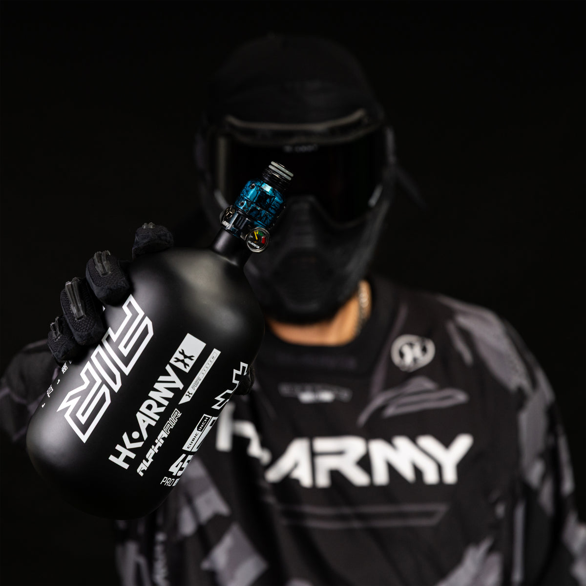 Regulador Profesional 360° Ajustable para Tanques de Aire Comprimido HPA - 4500 psi | HK Army TURBINE PRO SERIES - Adjustable &amp; Rotational