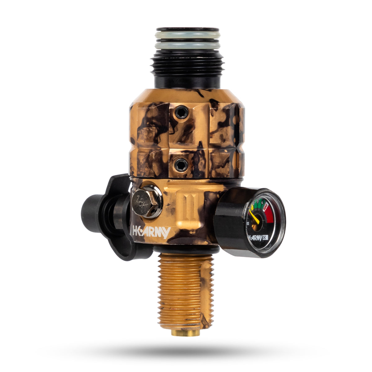 Regulador Profesional 360° Ajustable para Tanques de Aire Comprimido HPA - 4500 psi | HK Army TURBINE PRO SERIES - Adjustable &amp; Rotational
