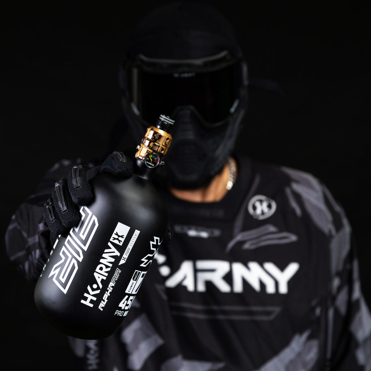 Regulador Profesional 360° Ajustable para Tanques de Aire Comprimido HPA - 4500 psi | HK Army TURBINE PRO SERIES - Adjustable &amp; Rotational