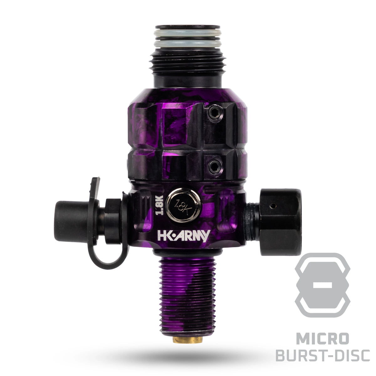 Regulador Profesional 360° Ajustable para Tanques de Aire Comprimido HPA - 4500 psi | HK Army TURBINE PRO SERIES - Adjustable &amp; Rotational