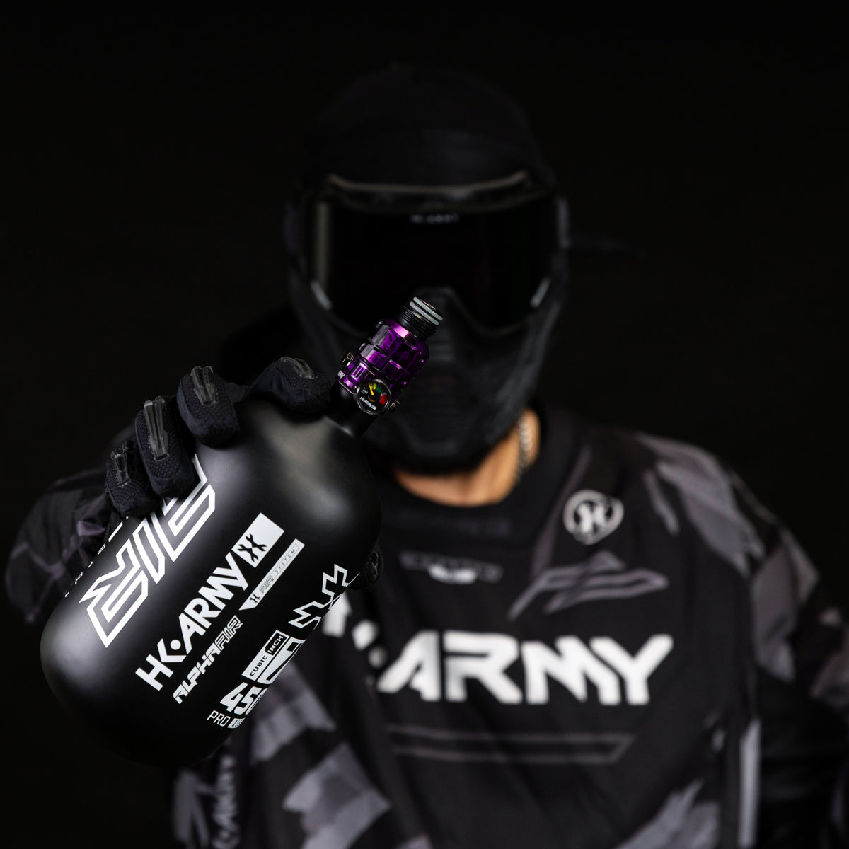 Regulador Profesional 360° Ajustable para Tanques de Aire Comprimido HPA - 4500 psi | HK Army TURBINE PRO SERIES - Adjustable &amp; Rotational