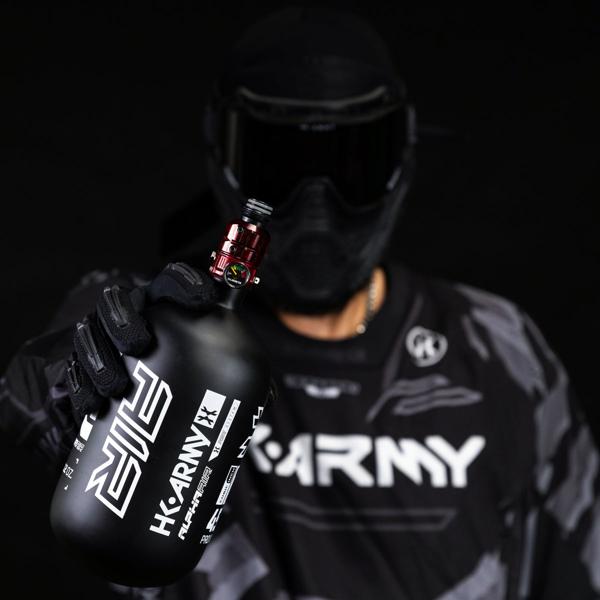 Regulador Profesional 360° Ajustable para Tanques de Aire Comprimido HPA - 4500 psi | HK Army TURBINE PRO SERIES - Adjustable &amp; Rotational