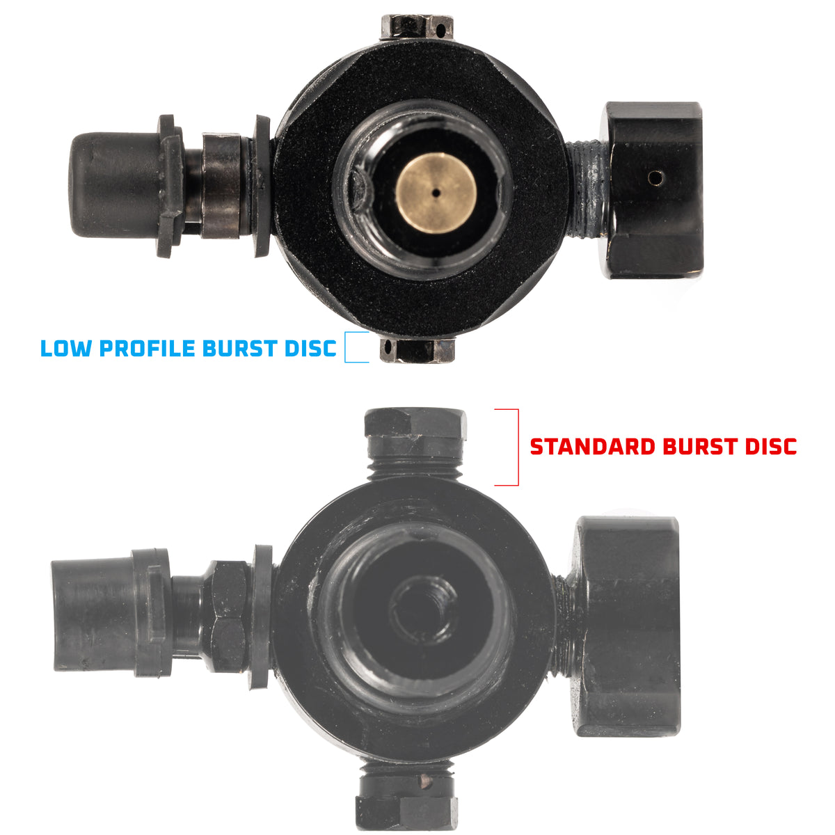 Regulador Profesional 360° Ajustable para Tanques de Aire Comprimido HPA - 4500 psi | HK Army TURBINE PRO SERIES - Adjustable &amp; Rotational