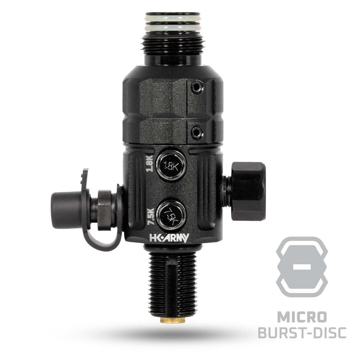 Regulador Profesional 360° Ajustable para Tanques de Aire Comprimido HPA - 4500 psi | HK Army TURBINE PRO SERIES - Adjustable &amp; Rotational
