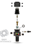 Regulador Profesional 360° Ajustable para Tanques de Aire Comprimido HPA - 4500 psi | HK Army TURBINE PRO SERIES - Adjustable & Rotational