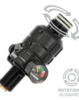 Regulador Profesional 360° Ajustable para Tanques de Aire Comprimido HPA - 4500 psi | HK Army TURBINE PRO SERIES - Adjustable & Rotational