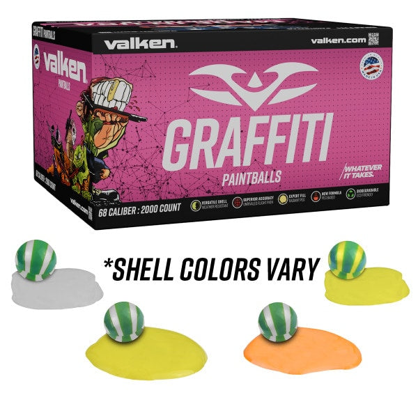 Graffiti - Top Shell Level Paintballs (Bolas de Pintura) - Cal .68