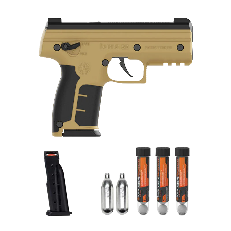 Lanzador / Pistola No Letal BYRNA SD PLUS Launcher - Kit Unirversal | Calibre .68
