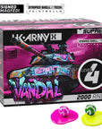 HK ARMY VANDAL | Level 4 "MAGFED - Striped Shell / Tech" Paintballs (Bolas de Pintura para MAGFED con Cascara Rayada) - .68 Cal.