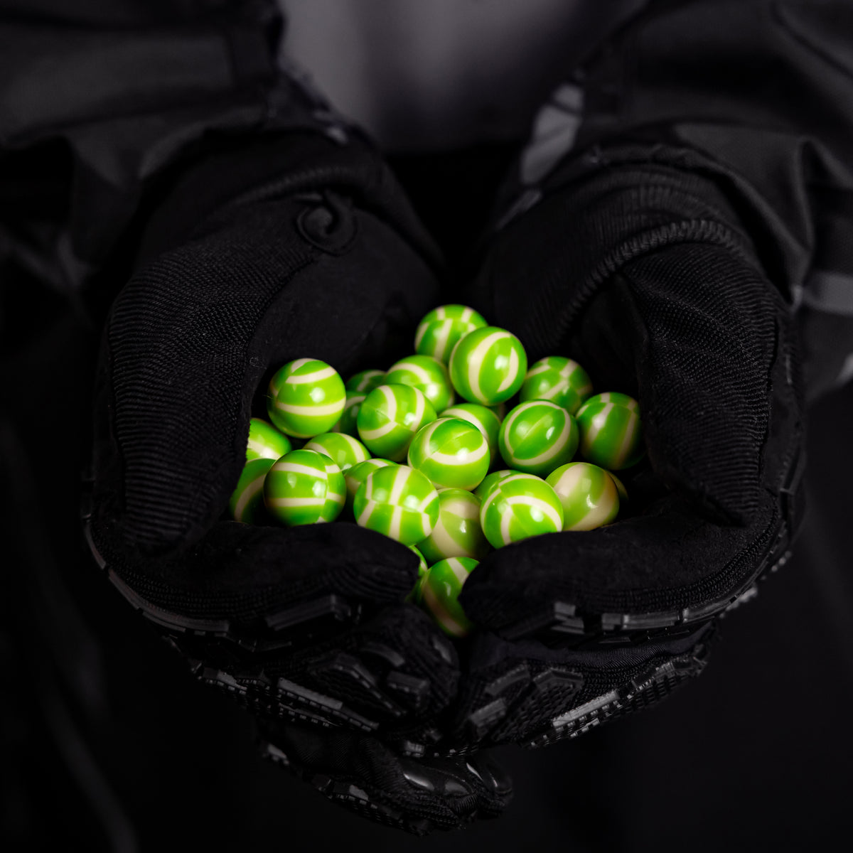 HK ARMY VANDAL | Level 4 "MAGFED - Striped Shell / Tech" Paintballs (Bolas de Pintura para MAGFED con Cascara Rayada) - .68 Cal.