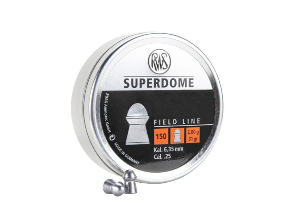 PELLETS / DIABOLOS SUPERDOME FIELD LINE | .25 CAL 2.0 gr. - 150 CT