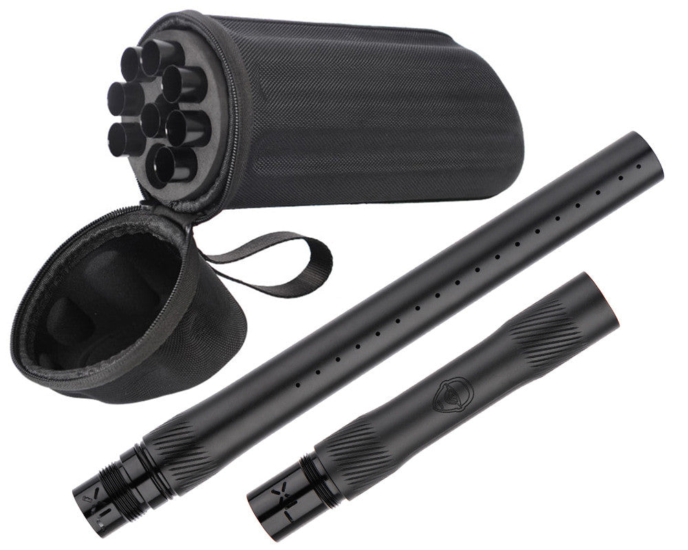 Sistema Completo de Cañón DLX FREAK XL V2 ( Front XL + Back XL + 8 Insertos XL + Soft Case) | Calibre .68 (Accesorio Exclusivo Para Paintball)