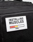 Parche de PVC: "INSTALLING MUSCLES - LOADING..."