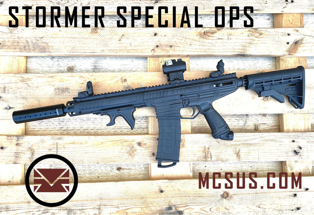 Silenciador / Supresor Estilo "SPECIAL OPS" con Sistema Threads-On Para Puntas de Cañón con Cuerda de 22 mm (Accesorio Exclusivo Para Paintball)