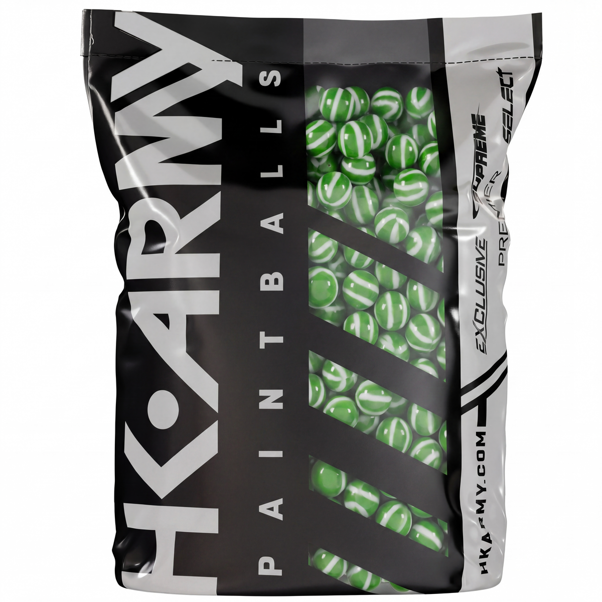 HK ARMY VANDAL | Level 4 "MAGFED - Striped Shell / Tech" Paintballs (Bolas de Pintura para MAGFED con Cascara Rayada) - .68 Cal.