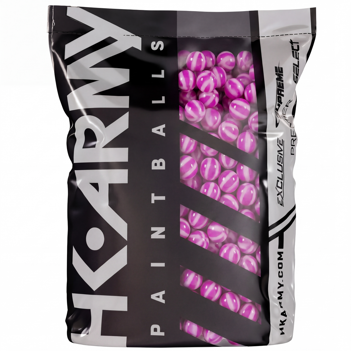 HK ARMY VANDAL | Level 4 "MAGFED - Striped Shell / Tech" Paintballs (Bolas de Pintura para MAGFED con Cascara Rayada) - .68 Cal.