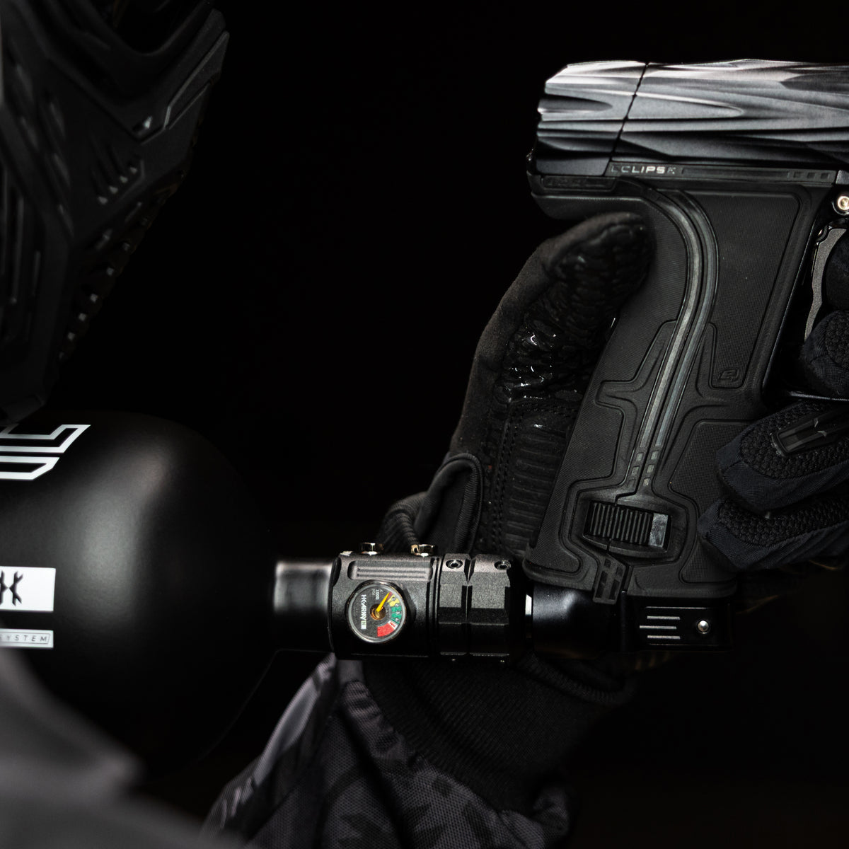 Regulador Profesional 360° Ajustable para Tanques de Aire Comprimido HPA - 4500 psi | HK Army TURBINE PRO SERIES - Adjustable &amp; Rotational