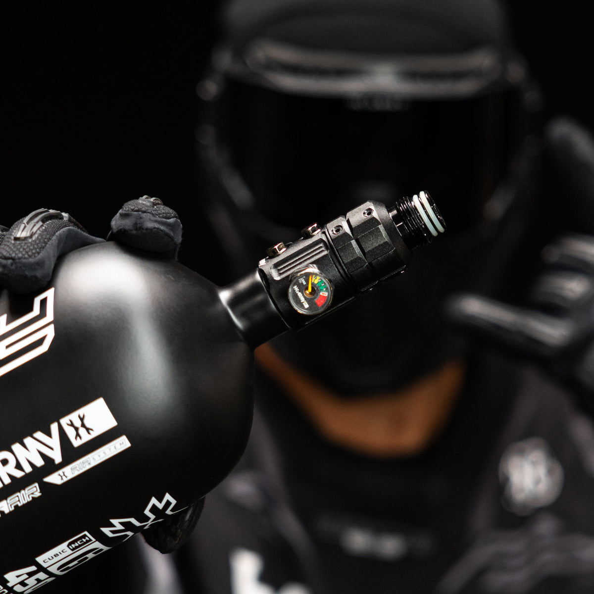 Regulador Profesional 360° Ajustable para Tanques de Aire Comprimido HPA - 4500 psi | HK Army TURBINE PRO SERIES - Adjustable &amp; Rotational
