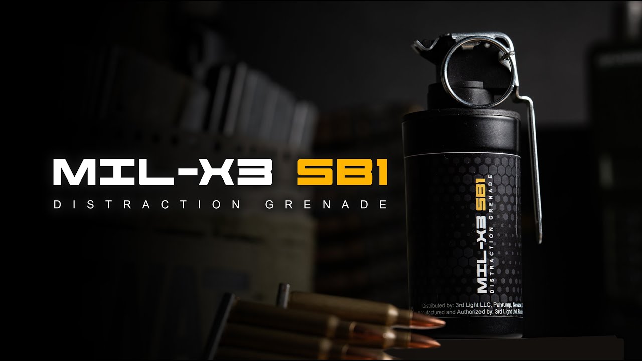 MIL-X3 SB1 &quot;THUNDER STRIKE&quot; Granada Aturdidora / De Impacto (Simulación) BY DR. SMOKY