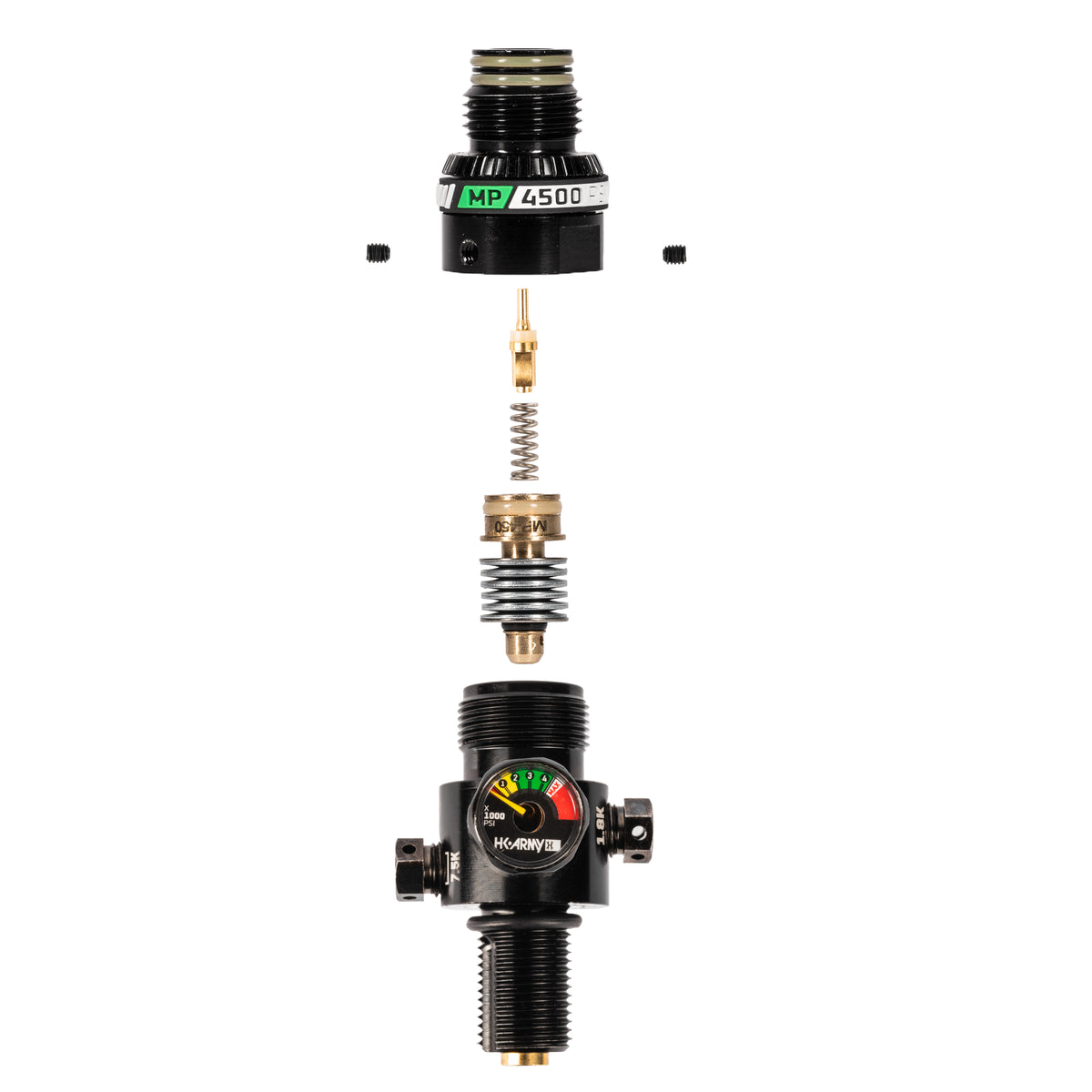 Regulador de Competición para Tanques de Aire Comprimido HPA - 4500  psi | HK Army PERFORMANCE SERIES