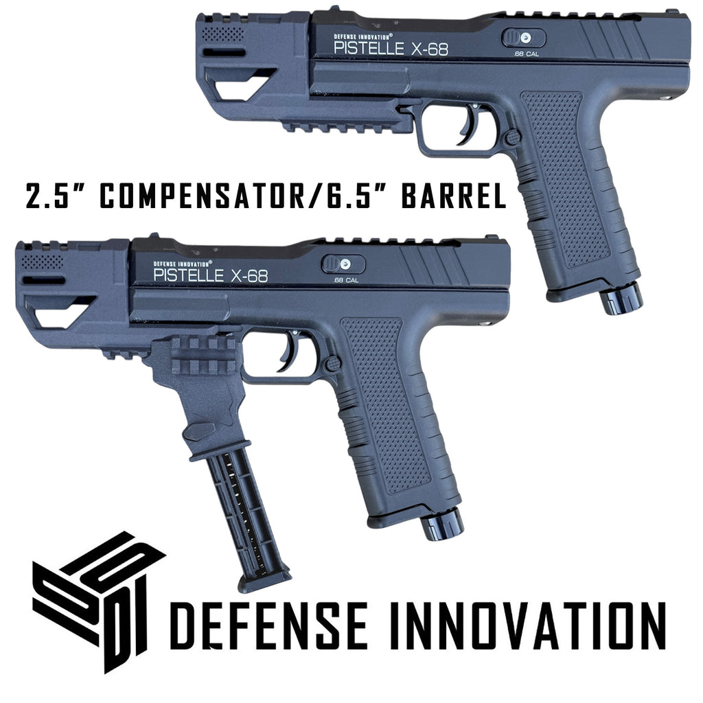 Compensador de Cañón de Potencia de 6" hasta 11.5" para Lanzadores PISTELLE X-68 | Medidas Disponibles: 2" - 8" pulgadas