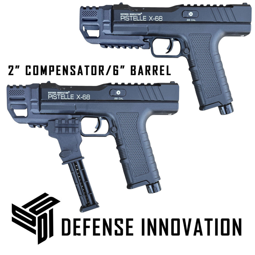 Compensador de Cañón de Potencia de 6" hasta 11.5" para Lanzadores PISTELLE X-68 | Medidas Disponibles: 2" - 8" pulgadas