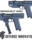 Compensador de Cañón de Potencia de 6" hasta 11.5" para Lanzadores PISTELLE X-68 | Medidas Disponibles: 2" - 8" pulgadas