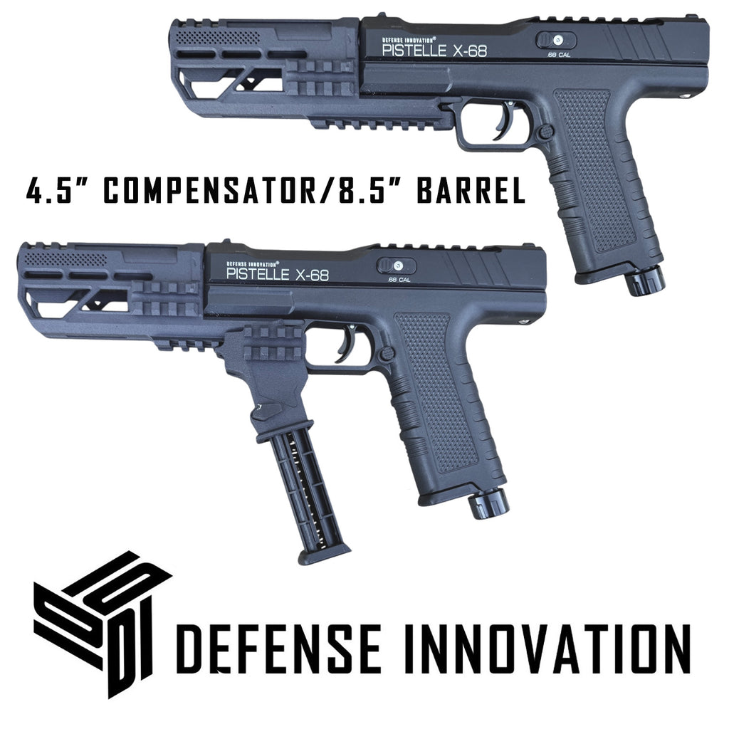 Compensador de Cañón de Potencia de 6" hasta 11.5" para Lanzadores PISTELLE X-68 | Medidas Disponibles: 2" - 8" pulgadas