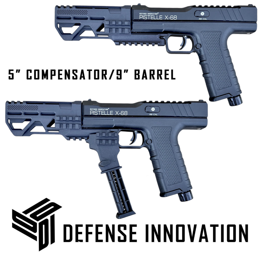 Compensador de Cañón de Potencia de 6" hasta 11.5" para Lanzadores PISTELLE X-68 | Medidas Disponibles: 2" - 8" pulgadas